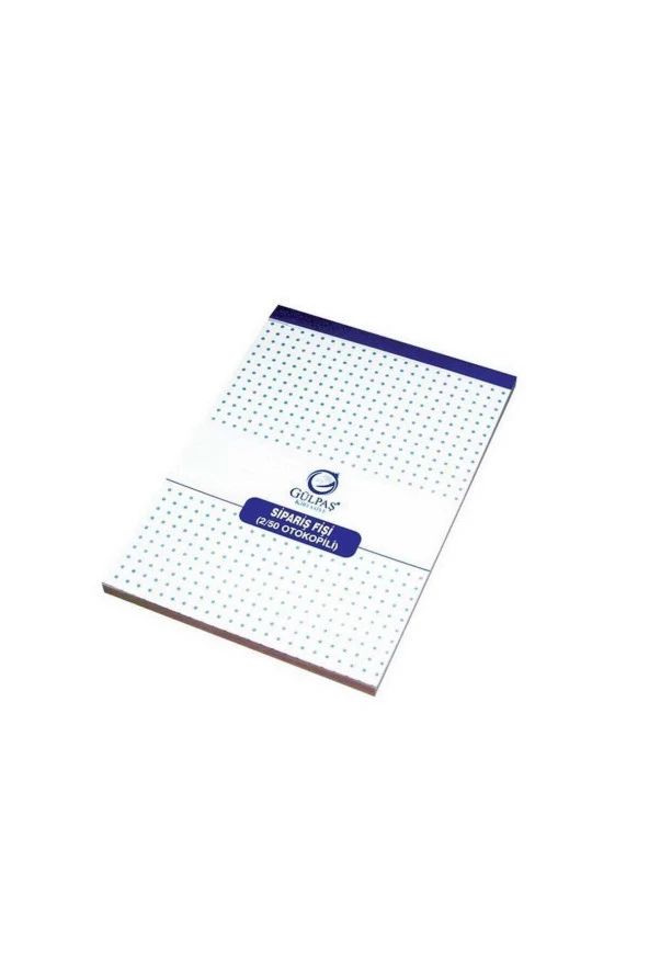 Gülpaş Sipariş Fişi Otokopili Sipariş Fişi 2-50 14x20 Cm (12 Koçan) ürün görseli 1