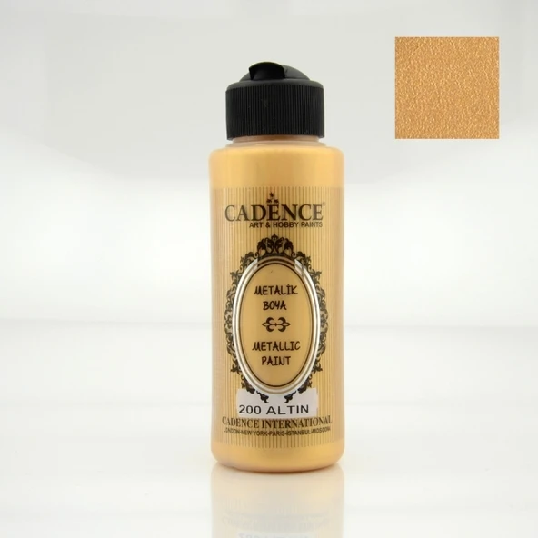 200 Altın 120ML Metalik Boya ürün görseli 1