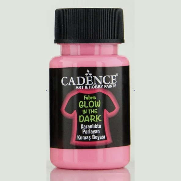 KUMAŞ GLOW IN THE DARK PEMBE 50ML ürün görseli 1