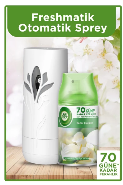 Air Wick Freshmatic Makine + Yedek Bahar Çiçekleri 250ml Kit ürün görseli 1