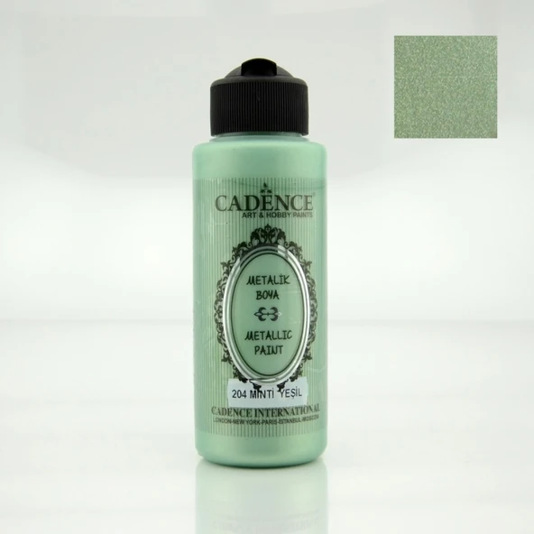 204 Mint Yeşili 120ML Metalik Boya ürün görseli 1