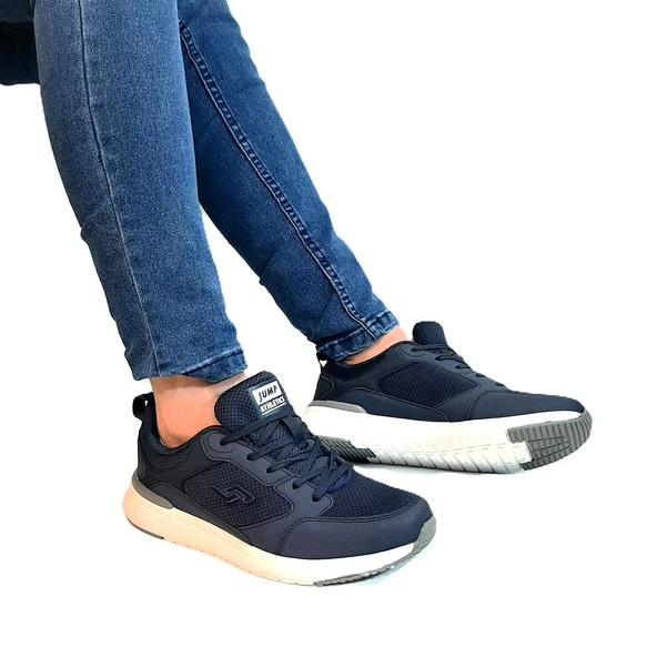 Jump 32427 Lacivert-Beyaz Hafızalı Rahat Taban Spor Ayakkabı ürün görseli 1