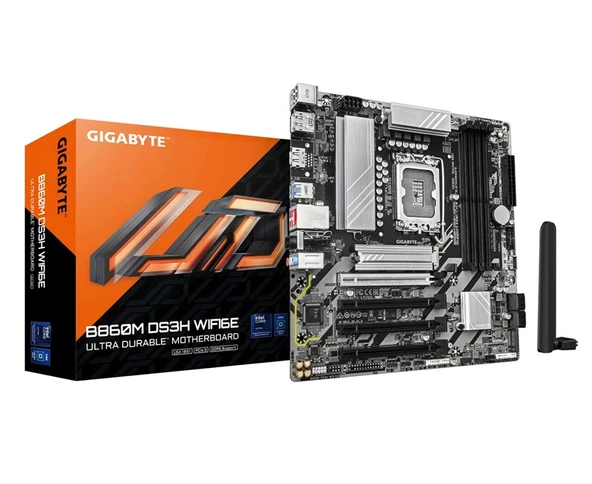 GIGABYTE Gigabyte B860 DS3H WIFI6E D5 1851P Hdmi Dp Type-C ürün görseli 1