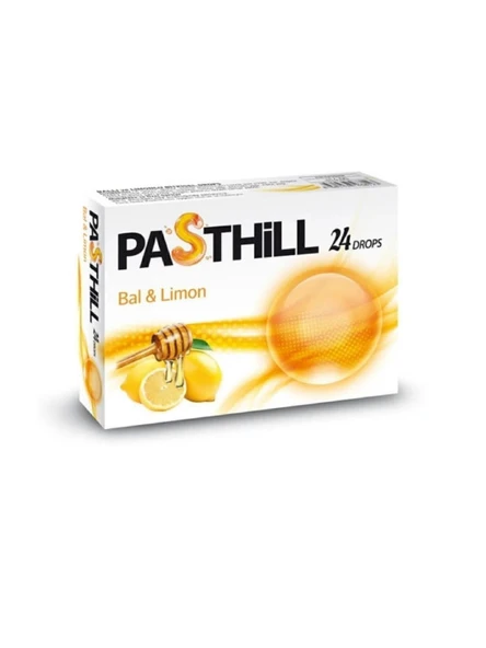 Pasthill Bal Ve Limon 24 Adet Boğaz Pastili ürün görseli 1