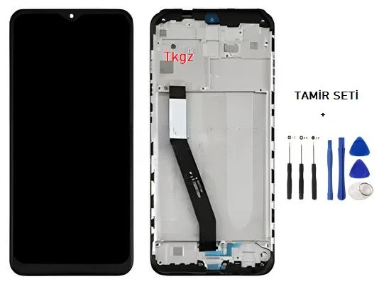 Tkgz - Xiaomi Redmi 9 Uyumlu Lcd Ekran Dokunmatik Orijinal ÇITALI + TAMİR SETİ ürün görseli 1
