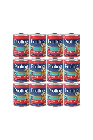 Pro Line Proline Kuzu Etli Yetişkin Köpek Konservesi 400 Gr*12 Adet ürün görseli 1