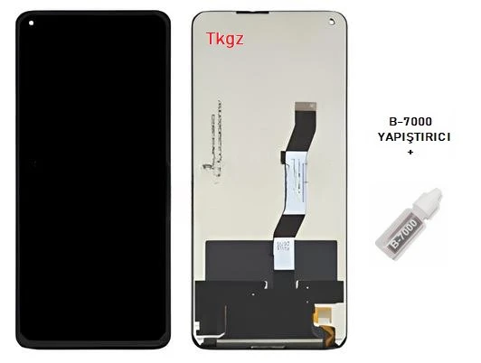 Tkgz - Xiaomi Mİ 10T PRO Uyumlu Lcd Ekran Dokunmatik Orijinal + B-7000 ürün görseli 1