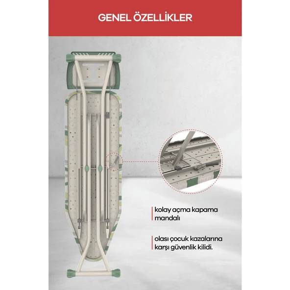 PERİLLA SİLVİA ÜTÜ MASASI 15030-1 - Resim 7