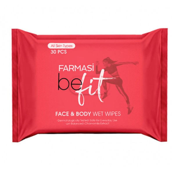 Farmasi Be Fit Yüz ve Vücut İiçin Islak Mendil 30'lu ürün görseli 1