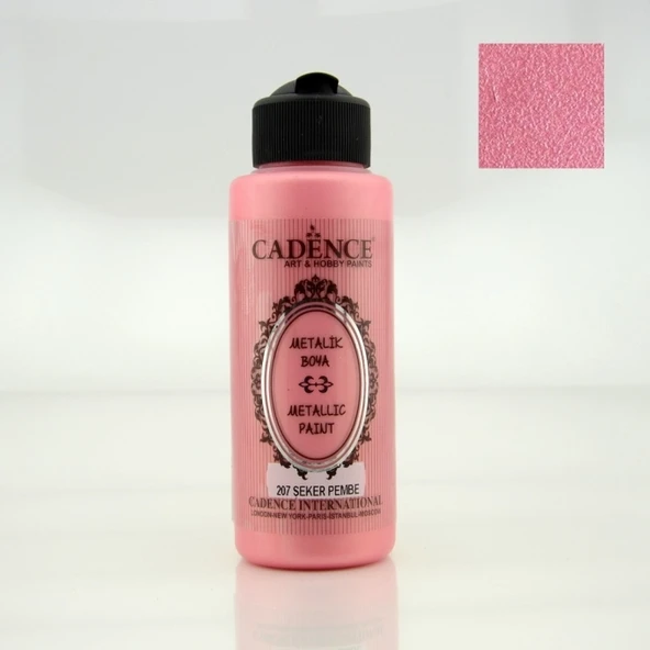 207 Şeker Pembe 120ML Metalik Boya ürün görseli 1