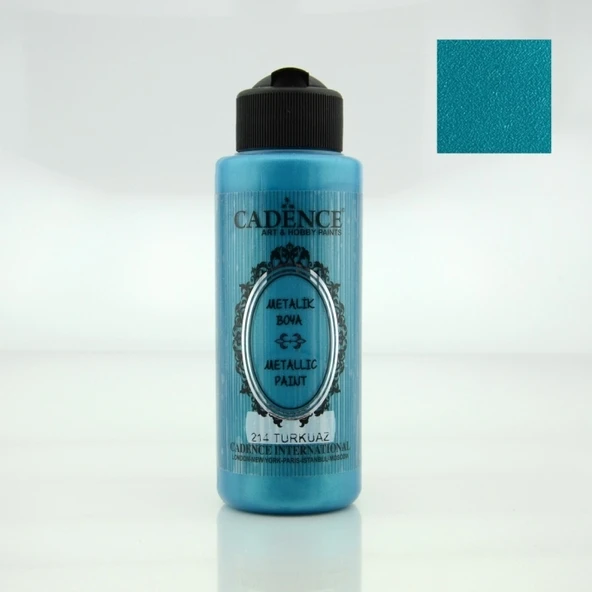214 Turkuaz 120ML Metalik Boya ürün görseli 1