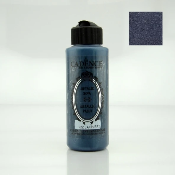 222 Lacivert 120ML Metalik Boya ürün görseli 1
