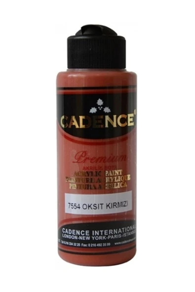 Premium Akrilik Boya 120ml 7554 Oksit Kırmızı ürün görseli 1