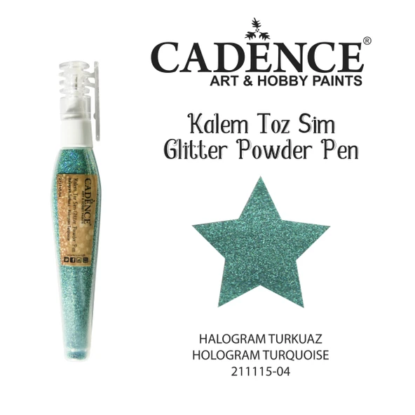 KALEM TOZ SİM 211115-04 HOLOGRAM TURKUAZ 10GR ürün görseli 1