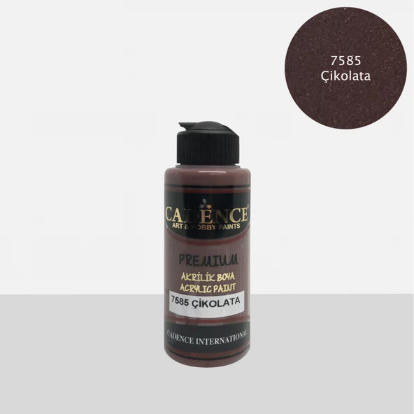 PREMIUM AKRİLİK BOYA 7585 ÇİKOLATA 120ML ürün görseli 1
