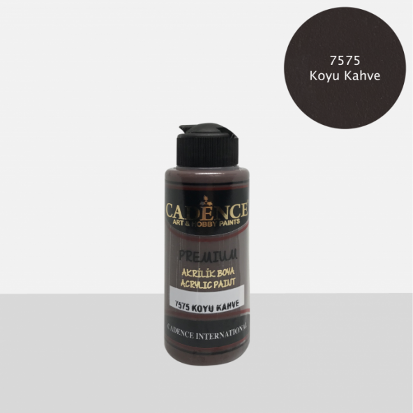 Premium 120ML(cc) 7575 Koyu Kahve ürün görseli 1