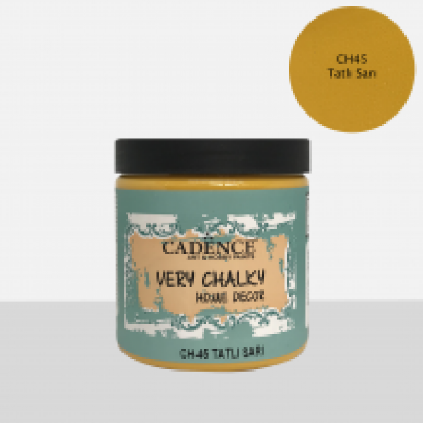 CH45 Tatlı Sarı 500ML Very Chalky Home Decor ürün görseli 1
