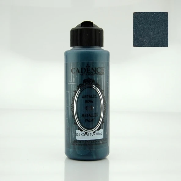 224 Koyu Turkuaz 120ML Metalik Boya ürün görseli 1