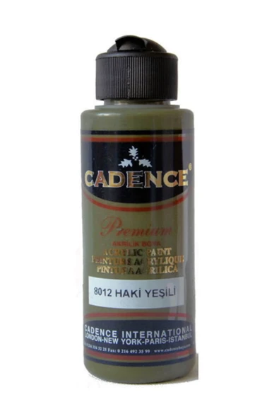 PREMIUM AKRİLİK BOYA 8012 HAKİ YEŞİLİ 120ML ürün görseli 1