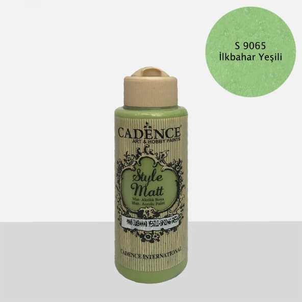 S9065 İlkbahar Yeşili Mat Akrilik Boya ürün görseli 1