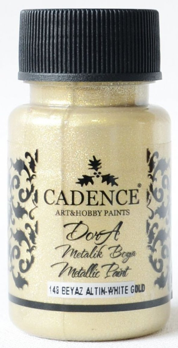 148 Beyaz Altın Dora Metalik Boya 50ML(cc) ürün görseli 1