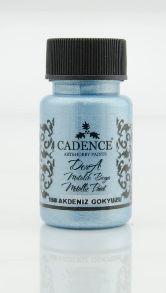 158 Akdeniz Gökyüzü Dora Metalik Boya 50ML(cc) ürün görseli 1