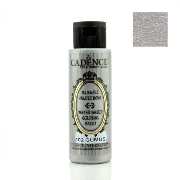 102 Gümüş -Yaldız Boya 70ML(cc) ürün görseli 1
