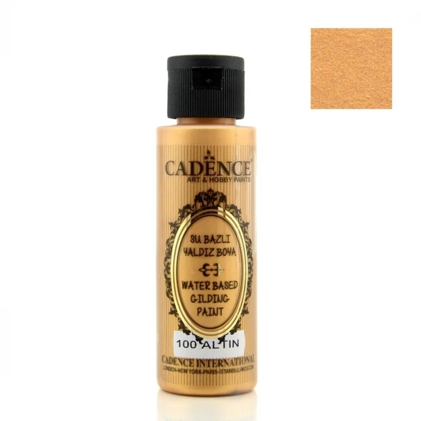 100 Altın-Yaldız Boya 70ML(cc) ürün görseli 1