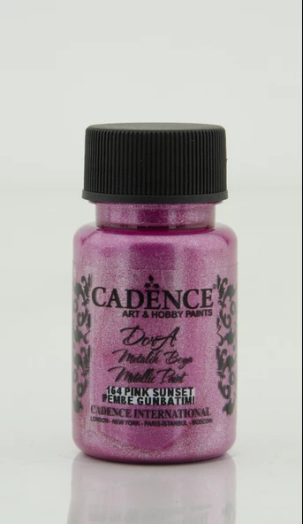164 Pembe Günbatımı Dora Metalik Boya 50ML(cc) ürün görseli 1