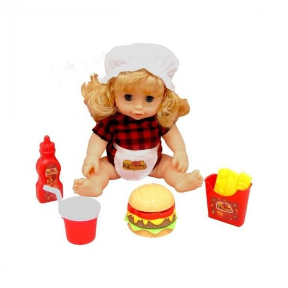 Galtoys Maide Burger Yiyor Türkçe Konuşan Bebek GLT1105 ürün görseli 1