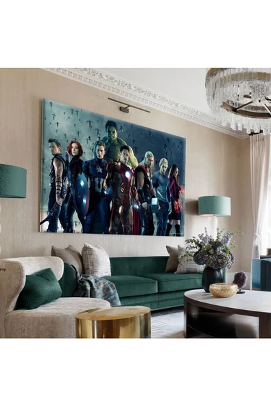 Harikabirev Hari?kabi?rev|marvel Kahramanlari Tablo 8 |tekli? Çerçevesi?z Yatay Kanvas Tablo ürün görseli 1