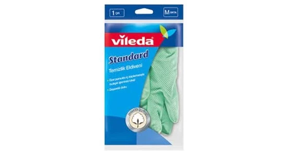 Vileda Standart Bulaşık Eldiven Orta Boy (Medium) ürün görseli 1