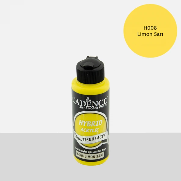 HYBRID AKR. MULTISURFACES H-008 LİMON SARI 120ML ürün görseli 1