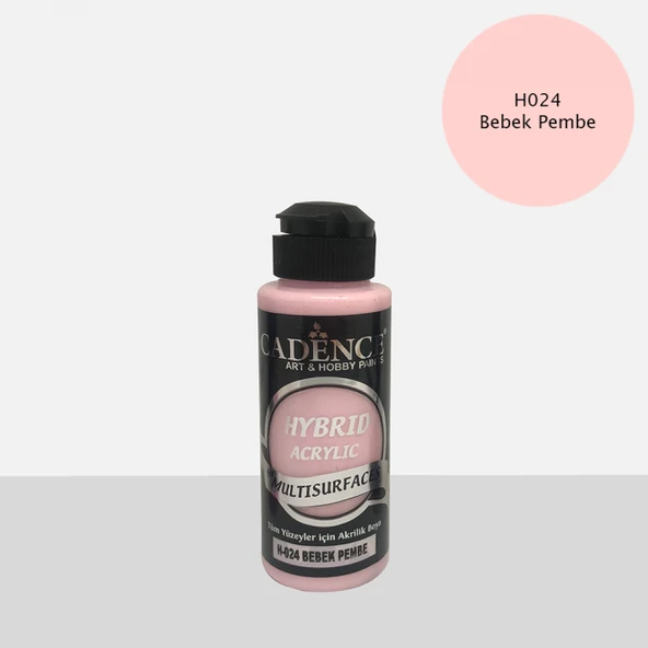 HYBRID AKR. MULTISURFACES H-024 BEBEK PEMBE 120ML ürün görseli 1