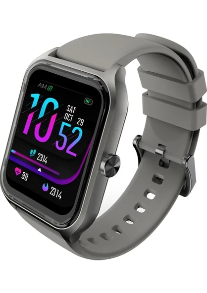 HiFuture Ultra2 Pro IP68 Su Geçirmez Nabız Spor Sağlık Sp02 Kan Oksijeni Takibi Arama Özellikli iOS & Android Amoled Ekran 45mm Gümüş ürün görseli 1
