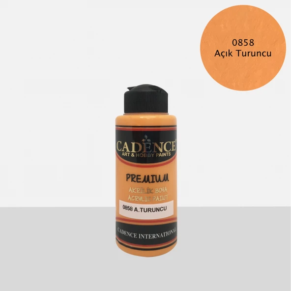 Premium 120ML(cc) 0858 Açık Turuncu ürün görseli 1