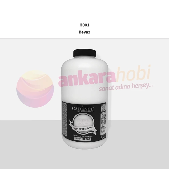 HYBRID AKR. MULTISURFACES H-001 BEYAZ 2000ML ürün görseli 1