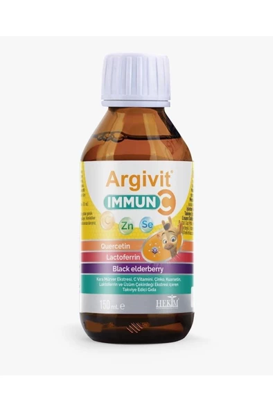 Argivit Immun C Takviye Edici Gıda 150 ml - Resim 3