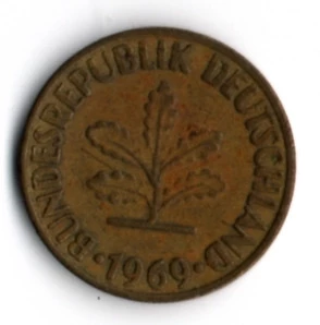 Almanya 10 Pfennig 1969-G (mp1841) ürün görseli 1