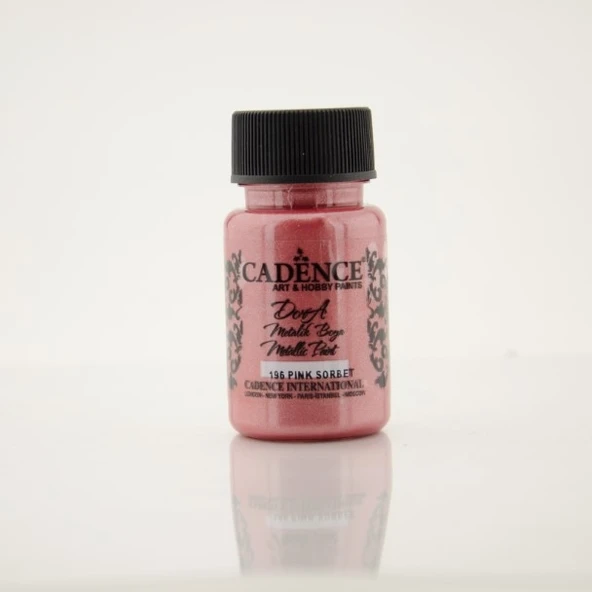 196 Pembe Sorbet - Dora Metalik Boya 50ML ürün görseli 1