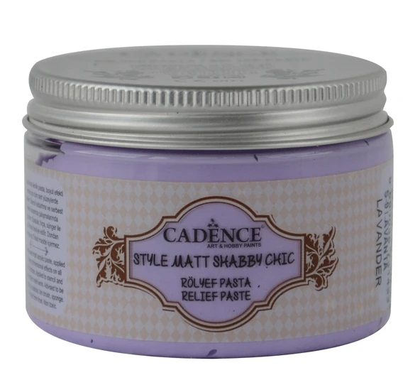 SHABBY CHIC RÖLYEF PASTA SR-09 LAVANTA 150ML ürün görseli 1