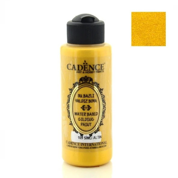 109 Simli Altın-Yaldız Boya 120ML(cc) ürün görseli 1