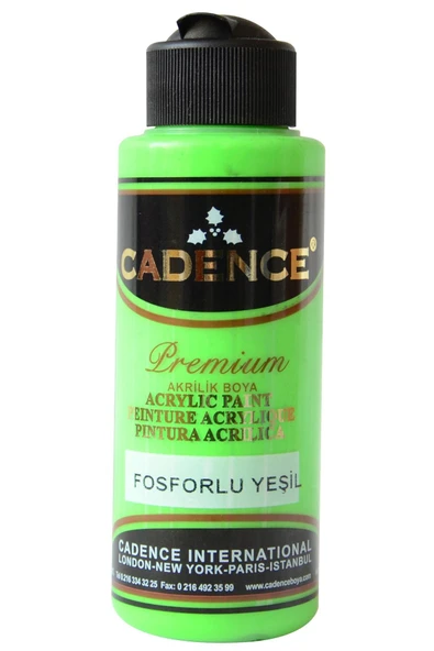 FOSFORLU PREMIUM AKRİLİK YEŞİL 120ML ürün görseli 1