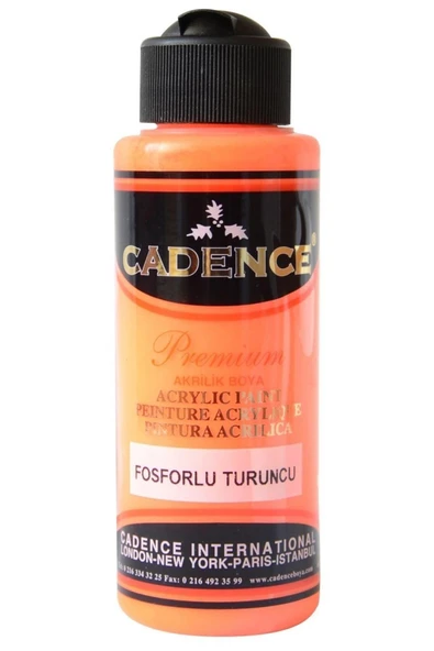 FOSFORLU PREMIUM AKRİLİK TURUNCU 120ML ürün görseli 1