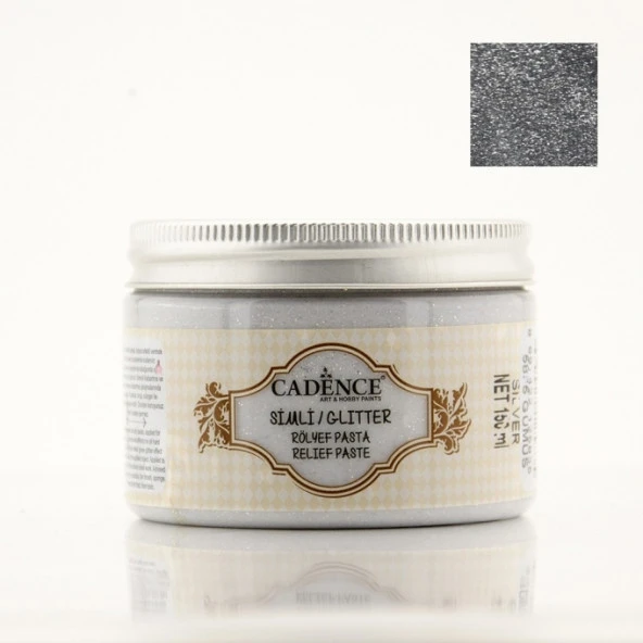 SİMLİ RÖLYEF PASTA 5835 GÜMÜŞ 150ML ürün görseli 1