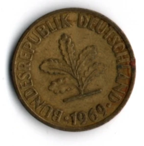 Almanya 10 Pfennig 1969-J (mp1843) ürün görseli 1