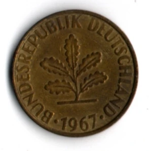 Almanya 10 Pfennig 1967-F (mp1845) ürün görseli 1