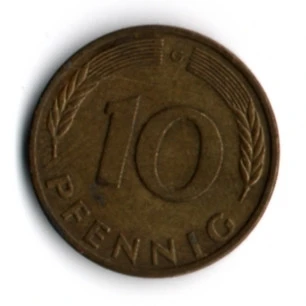 Almanya 10 Pfennig 1981-G (mp1848) - Resim 2
