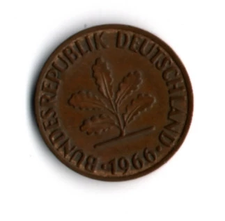 Almanya 2 Pfennig 1966-G (mp1861) ürün görseli 1