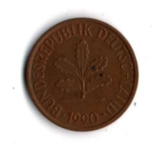 Almanya 2 Pfennig 1990-F (mp1866) ürün görseli 1
